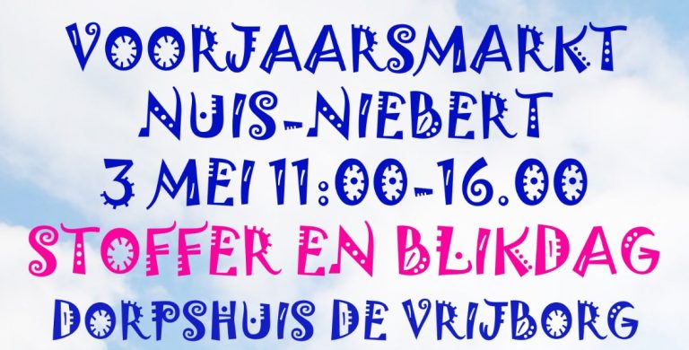 Stoffer en blik verrassende voorjaarsmarkt in Nuis